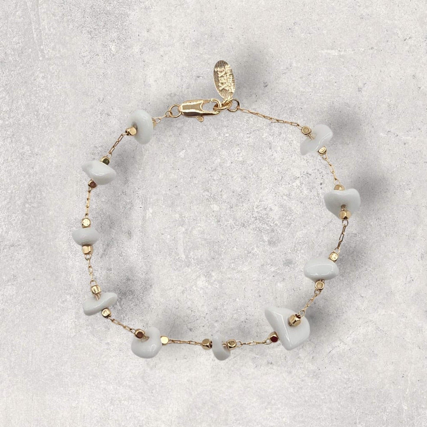 White Gemstone Bracelets