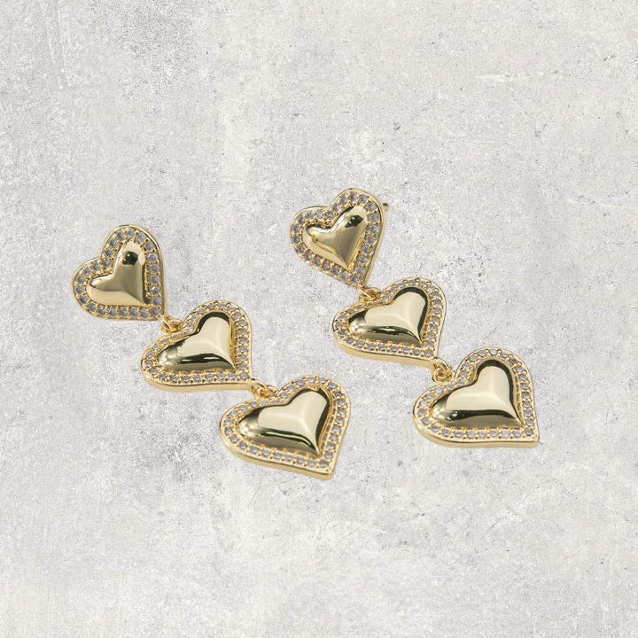 Delia Heart Earring