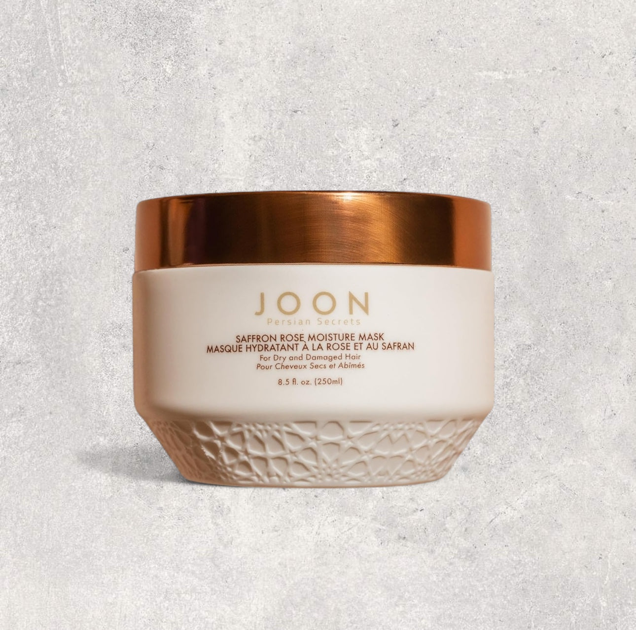 Joon Persian Secrets Saffron Rose Moisture Mask, 8.5 fl. oz., Hair Treatment for Dry and Damaged Hair, Sulfate and Paraben Free