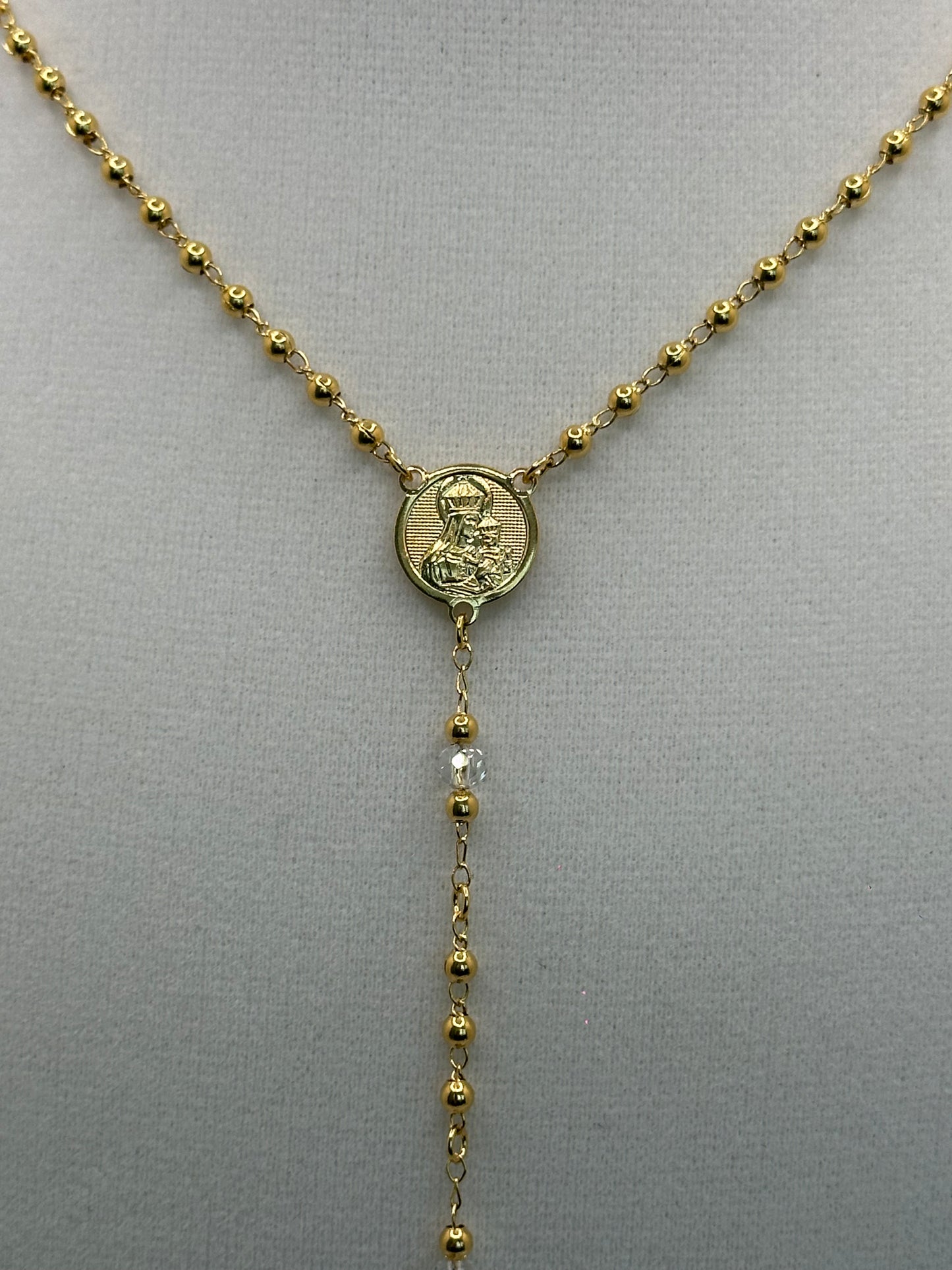 Rosary Virgin Carmen Necklace