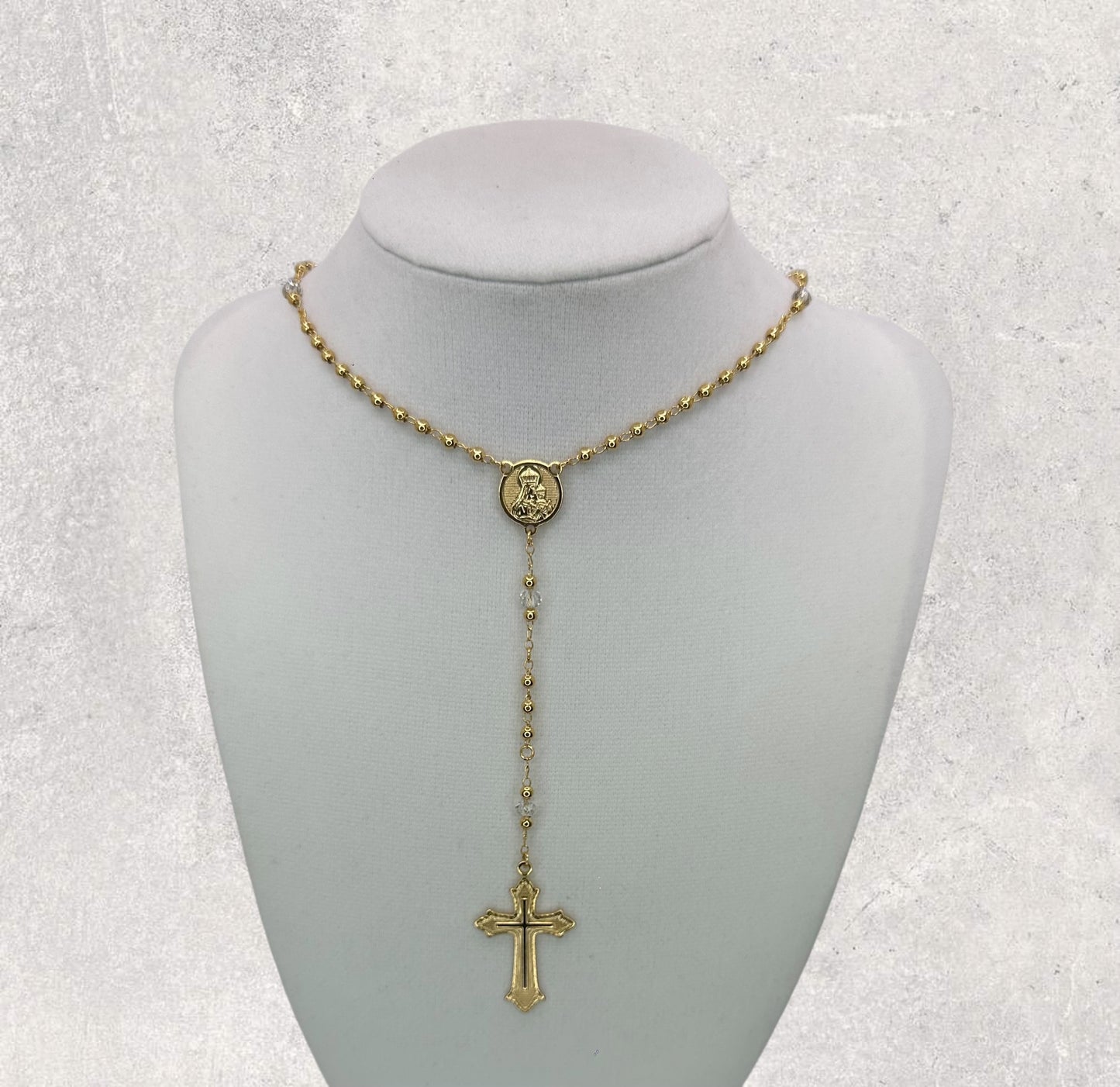 Rosary Virgin Carmen Necklace