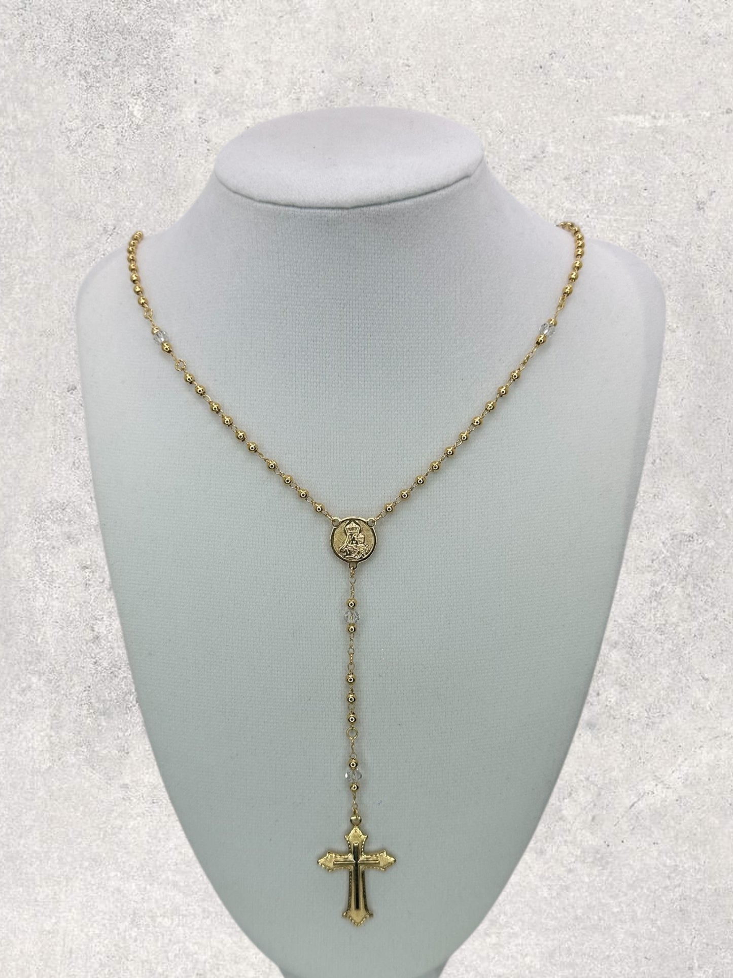 Rosary Virgin Carmen Necklace