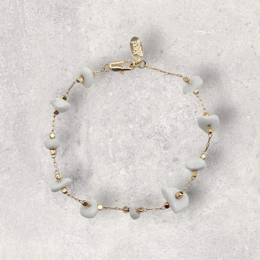 White Gemstone Bracelets