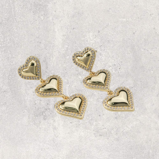 Delia Heart Earring