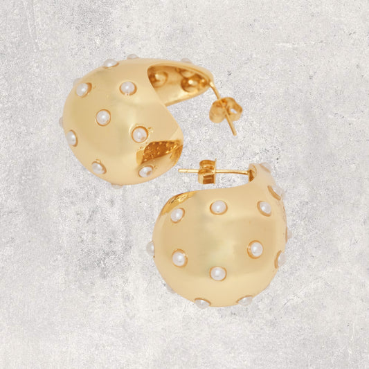 Giulia Pearl-Studded  Earring