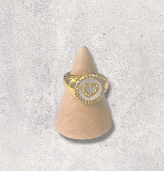 Shell Love Ring