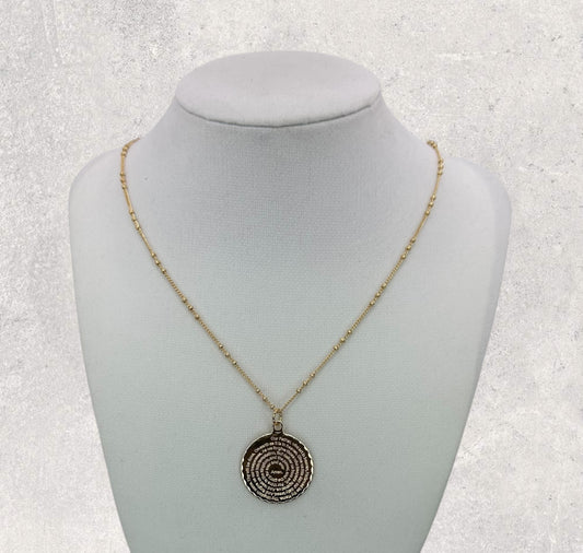 Our Father Medium Prayer  Necklace
